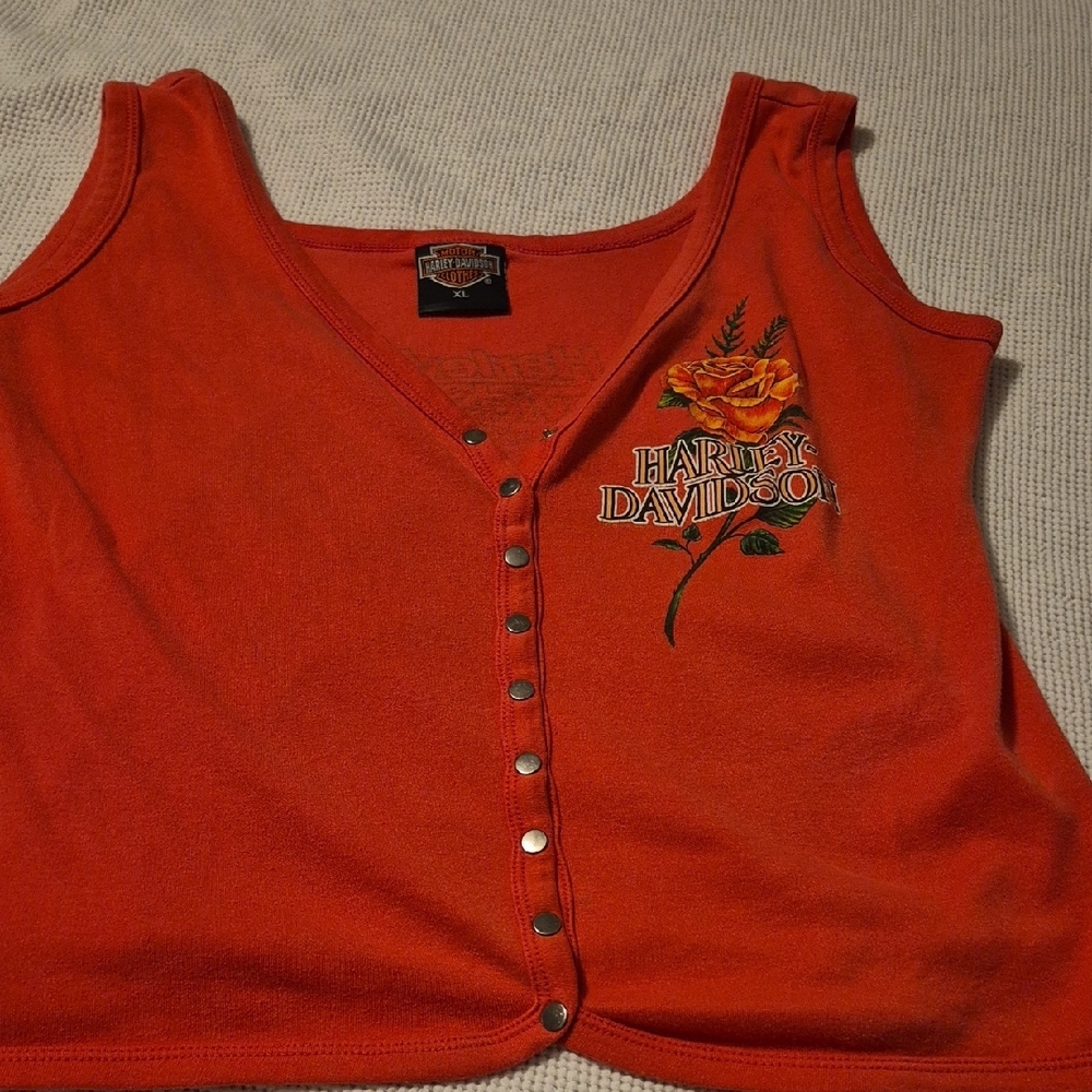 Harley-Davidson Women's Red Tank Top